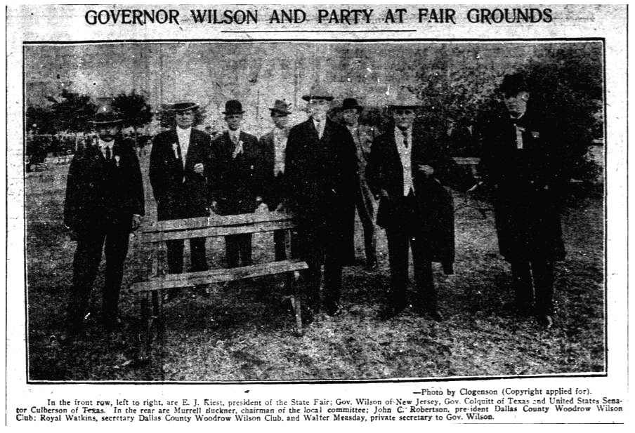[Governor Wilson and Party]